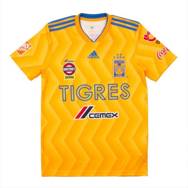 Tigres UANL Trikot Heim 2018-19 Gelb Fussballtrikots Günstig